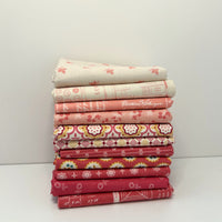 Lori Holt Custom Fat Quarter Bundle Pink by Lori Holt for Riley Blake Designs | 11 FQs | Curated Bundle