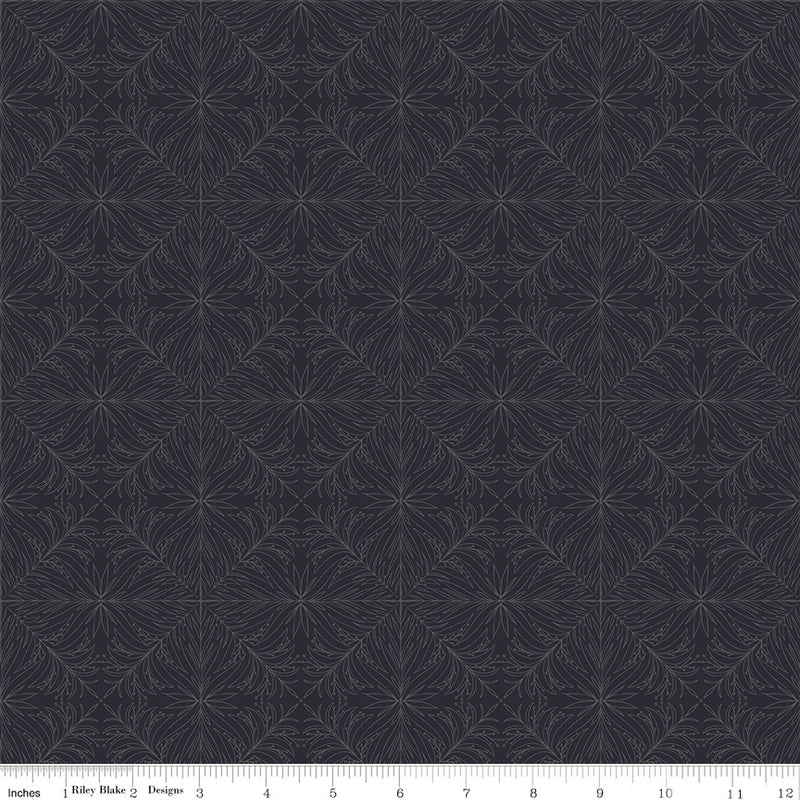 Wanderlust Oak Trail Charcoal Yardage by Danelys Sidron for Riley Blake Designs | C15472-CHARCOAL