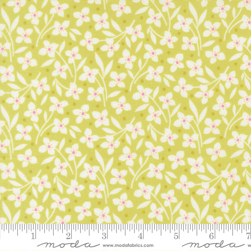 Summers End Forget Me Not Sprout Yardage by Fig Tree & Co for Moda Fabrics | 35435 17