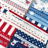 PRESALE Star Spangled Flag Stripe Twilight by April Rosenthal of Prairie Grass for Moda Fabrics | 24172 12