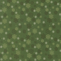 PRESALE Holiday Cheer Snow Flurry Evergreen Yardage by Stacy Iest Hsu for Moda Fabrics | 20976 14