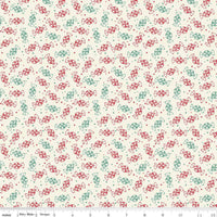 Merry Little Christmas Cream Peppermint Yardage by My Mind's Eye for Riley Blake Designs |C14846 CREAM