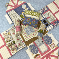 PRESALE My Secret Garden Garden Bunny Cottage Panel Cloud by Stacy Iest Hsu for Moda Fabrics | 20989 11