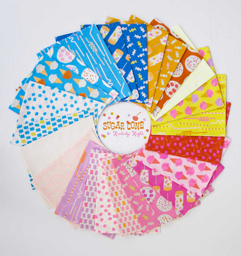 Sugar Cone Macaron Gummy Bears Yardage by Kimberly Kight for Ruby Star Society and Moda Fabrics |RS3063 12 | Cut Options Available