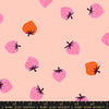 PRESALE Strawberry Pale Peach Strawberry Toss Yardage by Kimberly Kight for Ruby Star Society | RS3085 14