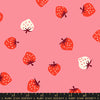 PRESALE Strawberry Sorbet Strawberry Toss Yardage by Kimberly Kight for Ruby Star Society | RS3085 16