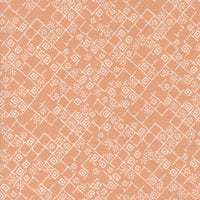 PRESALE Foraged Found and Hand Me Down Fractured Weave Peach Yardage by Fancy That Design House | 45635 19