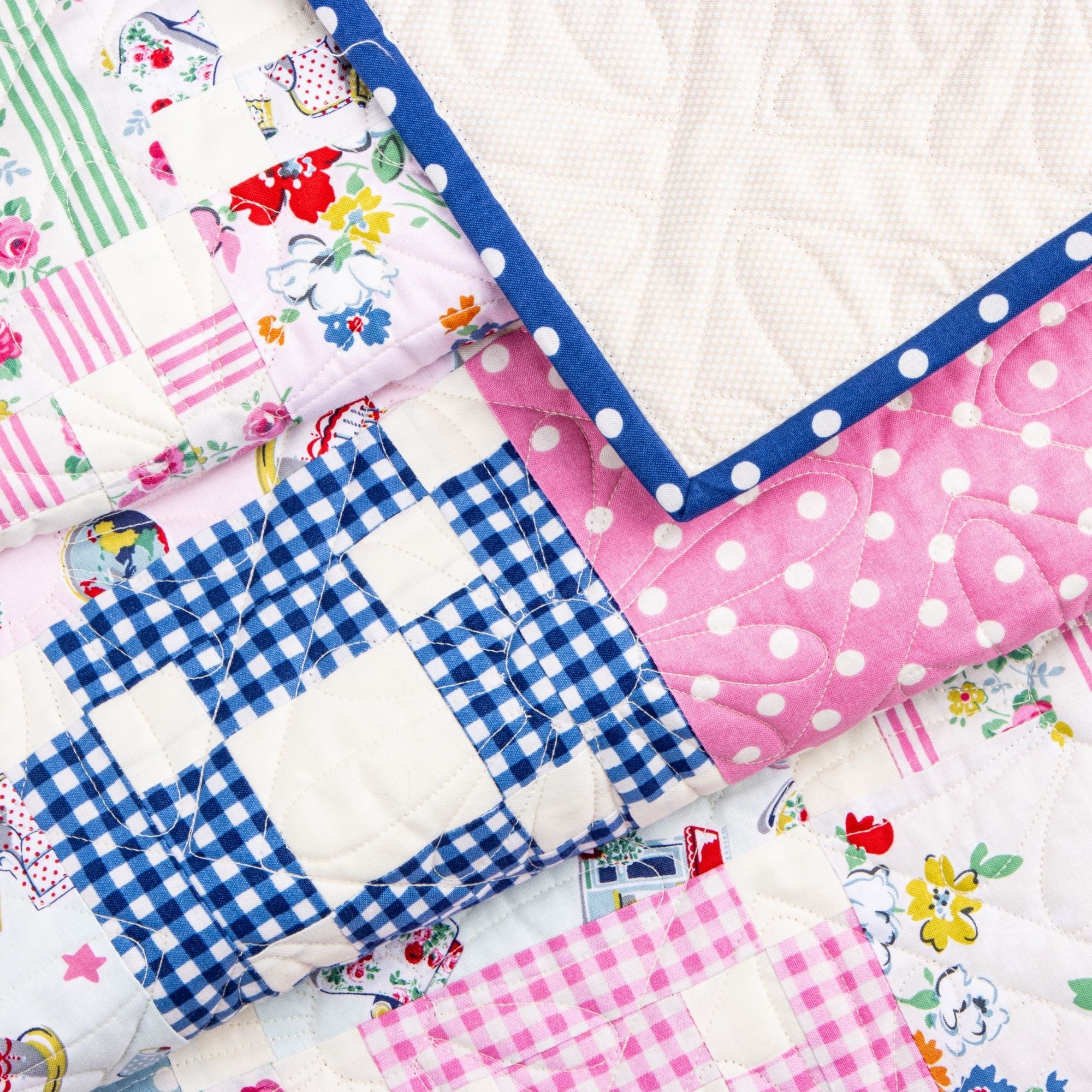 PRESALE London Garden Quilt Kit | Cath Kidston Signature Collection for Riley Blake Designs | Quilt Size 54 1/2" x 66 1/2" | FREE PATTERN