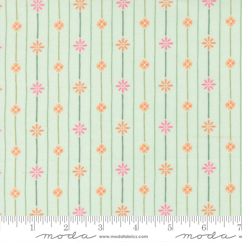 Kindness Petals In The Wind Mist Yardage by Deb Strain for Moda Fabrics | 56156 18
