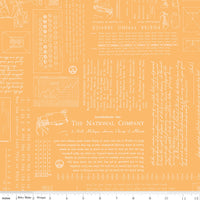 TYPE/ography Marigold Yardage by Lori Holt of Bee in My Bonnet for Riley Blake Designs | C16850-MARIGOLD