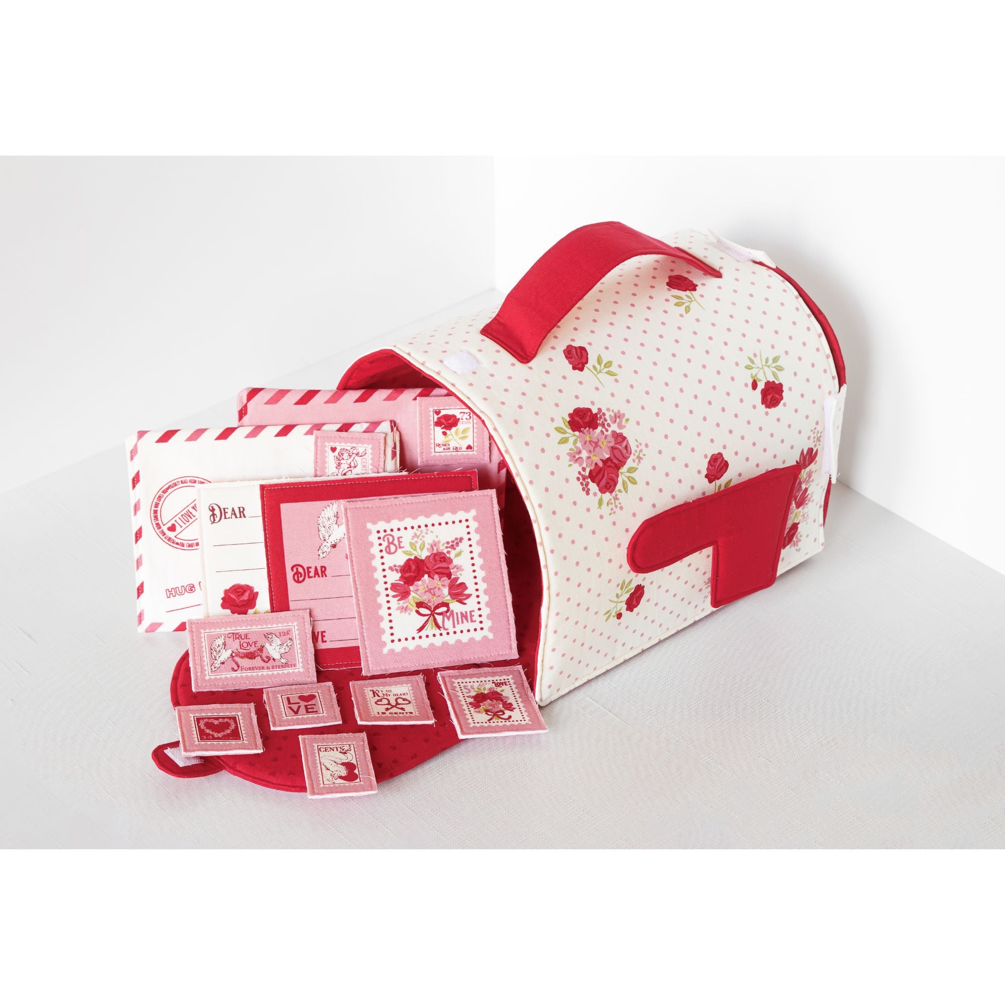 PRESALE Je T'aime Mailbox Panel Lace by Stacy Iest Hsu by Stacy Iest Hsu for Moda Fabrics | Panel Size 36" x 60 | 20999 11