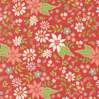 PRESALE Poinsettia and Pear Poinsettia Geranium Yardage by Sherri & Chelsi for Moda Fabrics | 37710 16