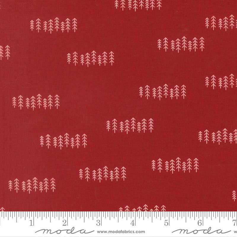 PRESALE Chilly The Forest Red Yardage by Sweetwater for Moda Fabrics | 55713 22
