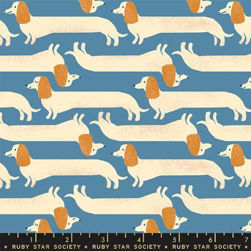 PRESALE Dog Park Chambray Long Dog Yardage by Sarah Watts of Ruby Star Society for Moda Fabrics | RS2096 12 | Cut Options