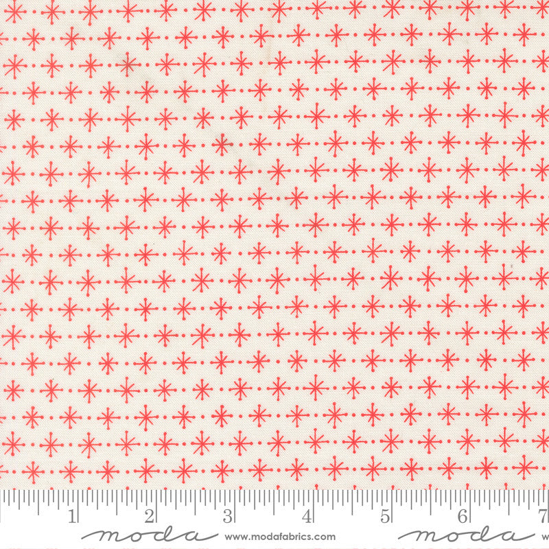 PRESALE Rosie Twinkling Star Whipped Cream Strawberry Yardage by Fig Tree & Co for Moda Fabrics | 35422 24
