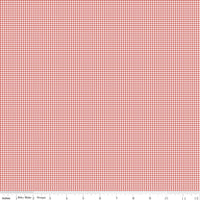 Mary Catherine Gingham Faded Red Yardage by Amy Smart for Riley Blake Designs | C16706-FADEDRED