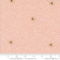 Bee Garden Twists and Turns Metallic Rose by Gingiber for Moda Fabrics | 48415 17M