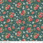 Bellissimo Gardens Jade Floral Yardage by My Mind's Eye for Riley Blake Designs |C13831 JADE