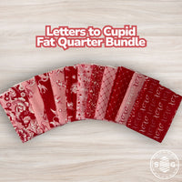 Letters to Cupid Custom Fat Quarter Bundle Lovely by My Mind's Eye for Riley Blake Designs | 12 Fat Quarters