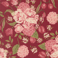 PRESALE Je T'aime Love Garden Scarlet Yardage by Stacy Iest Hsu for Moda Fabrics | 20990 18