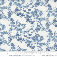 Nantucket Summer Surfside Cream Blue Yardage by Camille Roskelley for Moda Fabrics | 55263 24