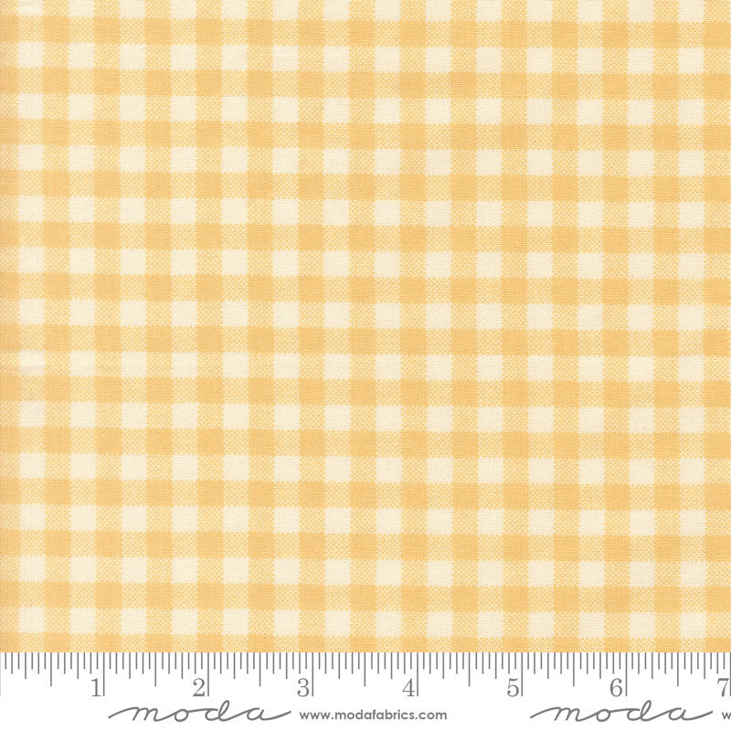 PRESALE Handmade Sweetness Checks Butterscotch Yardage by Heather Briggs of My Sew Quilty Life for Moda Fabrics | 31797 13