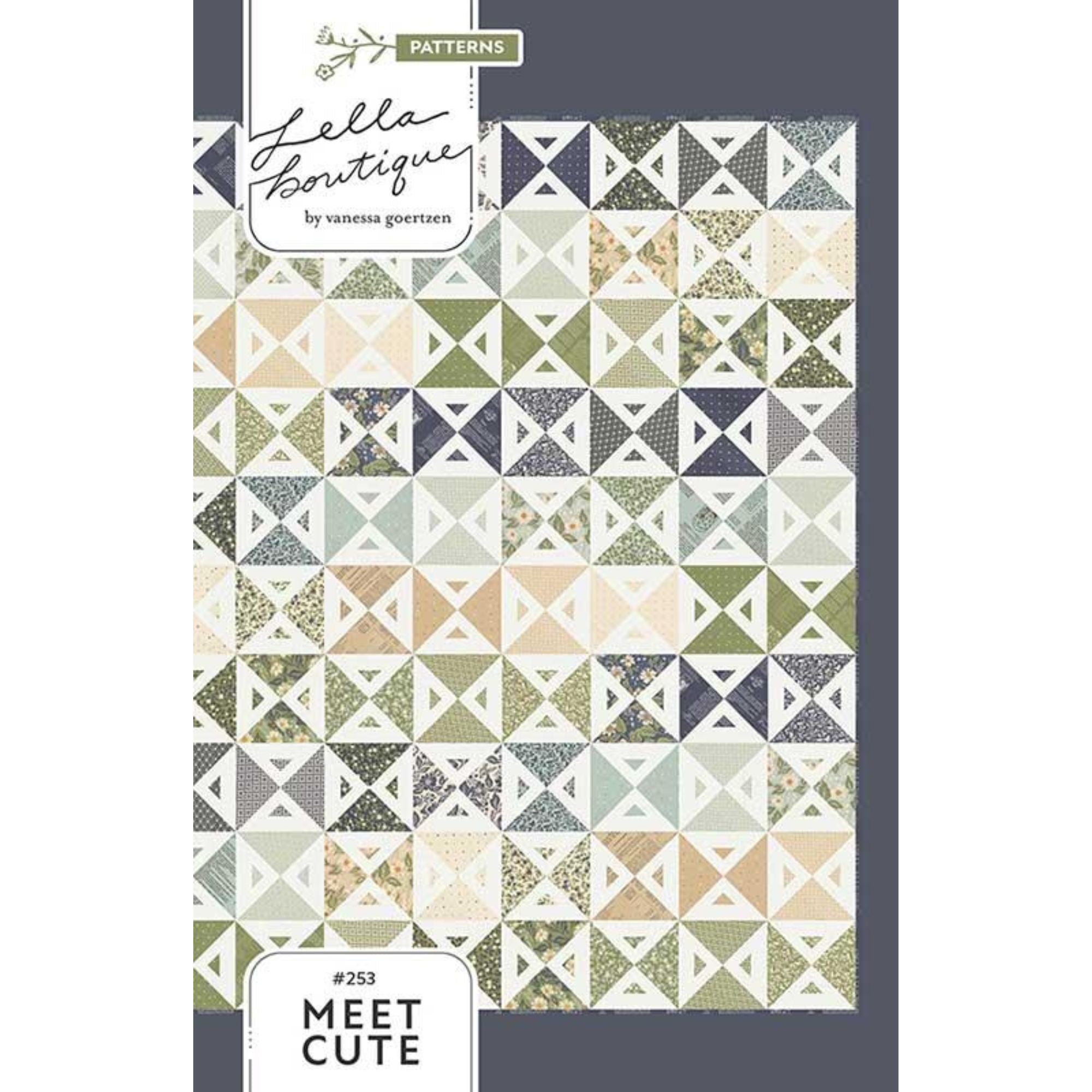 PRESALE Meet Cute Custom Quilt Kit With True Love by Lella Boutique for Moda Fabrics | Quilt Size 63 1/2” x 70 1/2”