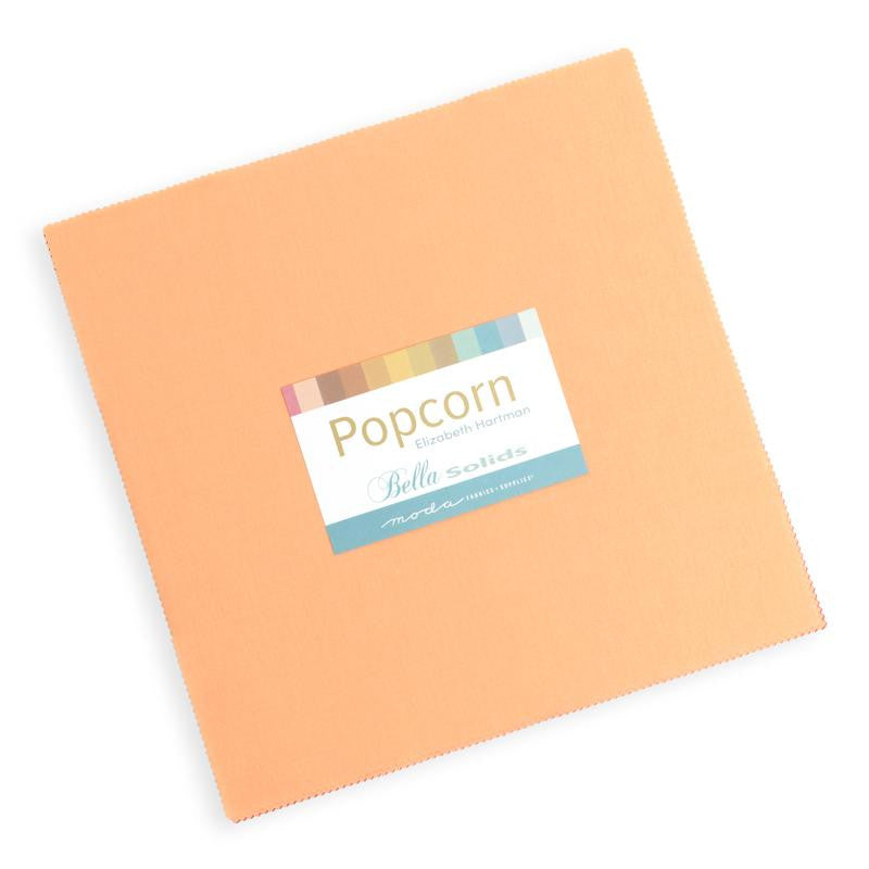 PRESALE Popcorn Bella Solids Coordinates Layer Cake 10" by Elizabeth Hartman for Moda Fabrics | 42 Pcs | 51280LCB