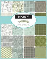 Main Street Charm Pack by Sweetwater for Moda Fabrics | 55640PP | Precut Fabric Bundle 5" Squares