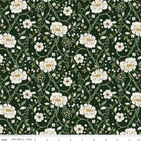 PRESALE Before the Bloom Main Pine Yardage Danelys Sidron for Riley Blake Designs | C18060-PINE