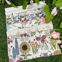 PRESALE My Secret Garden Custom Fat Quarter Bundle Cloud by Stacy Iest Hsu for Moda Fabrics | 7 FQs | Curated Bundle