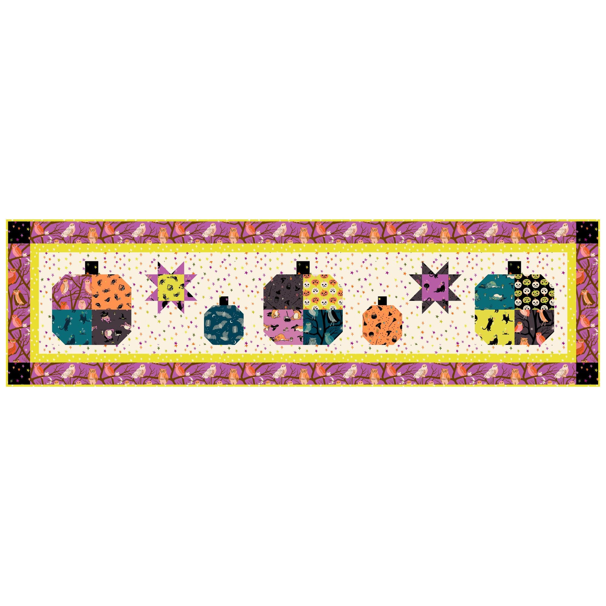 PRESALE Pumpkin Patched Custom Runner Kit With Freaky Familiars by Ruby Star Society | Runner Size 19" x 67.5"