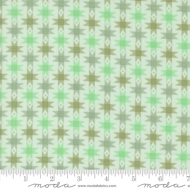 PRESALE Popcorn Ribbon Stars Aqua Yardage by Elizabeth Hartman for Moda Fabrics | 51281 17