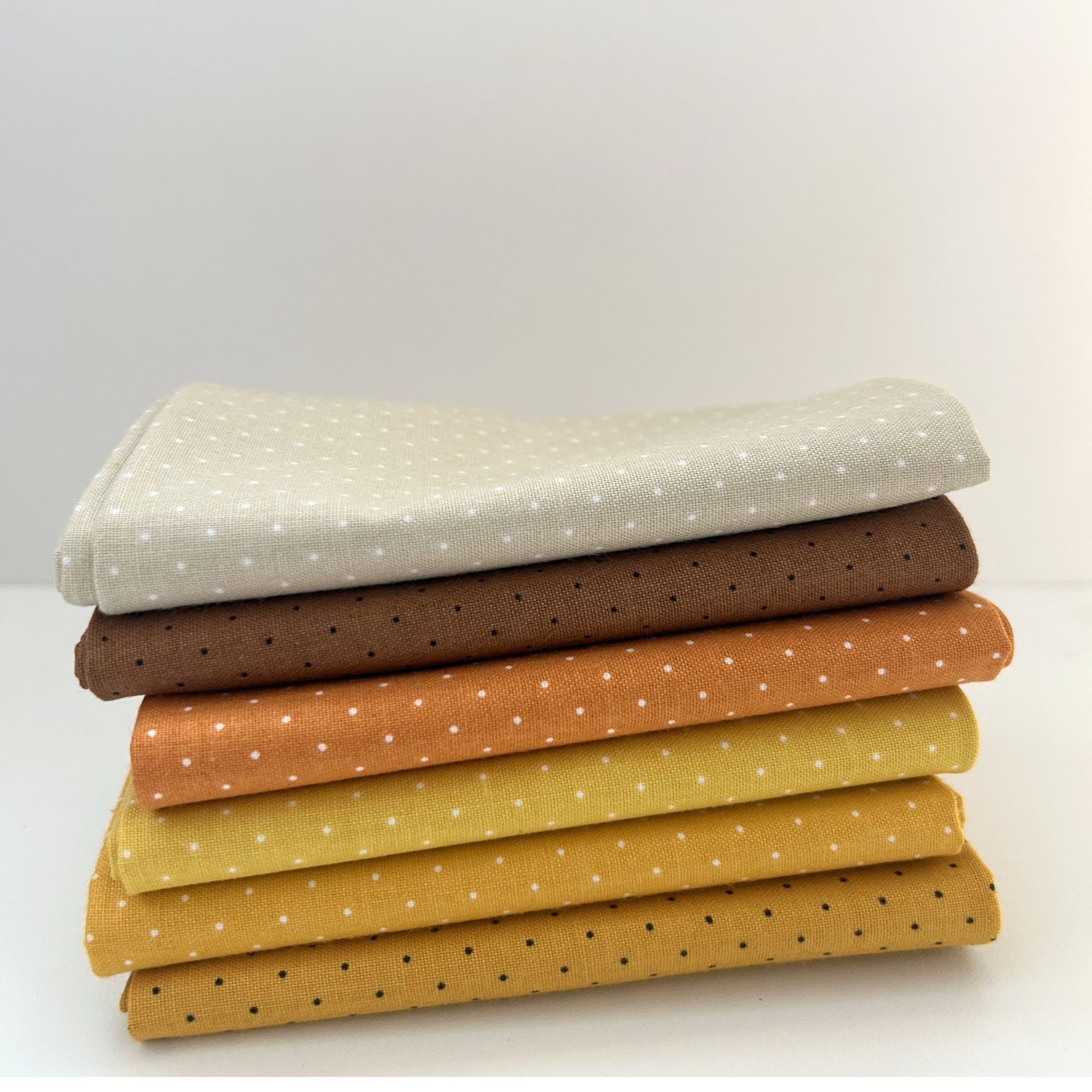 American Jane Pindots Custom Fat Quarter Autumn Bundle by American Jane for Riley Blake Designs | 6 FQs | Curated Bundle