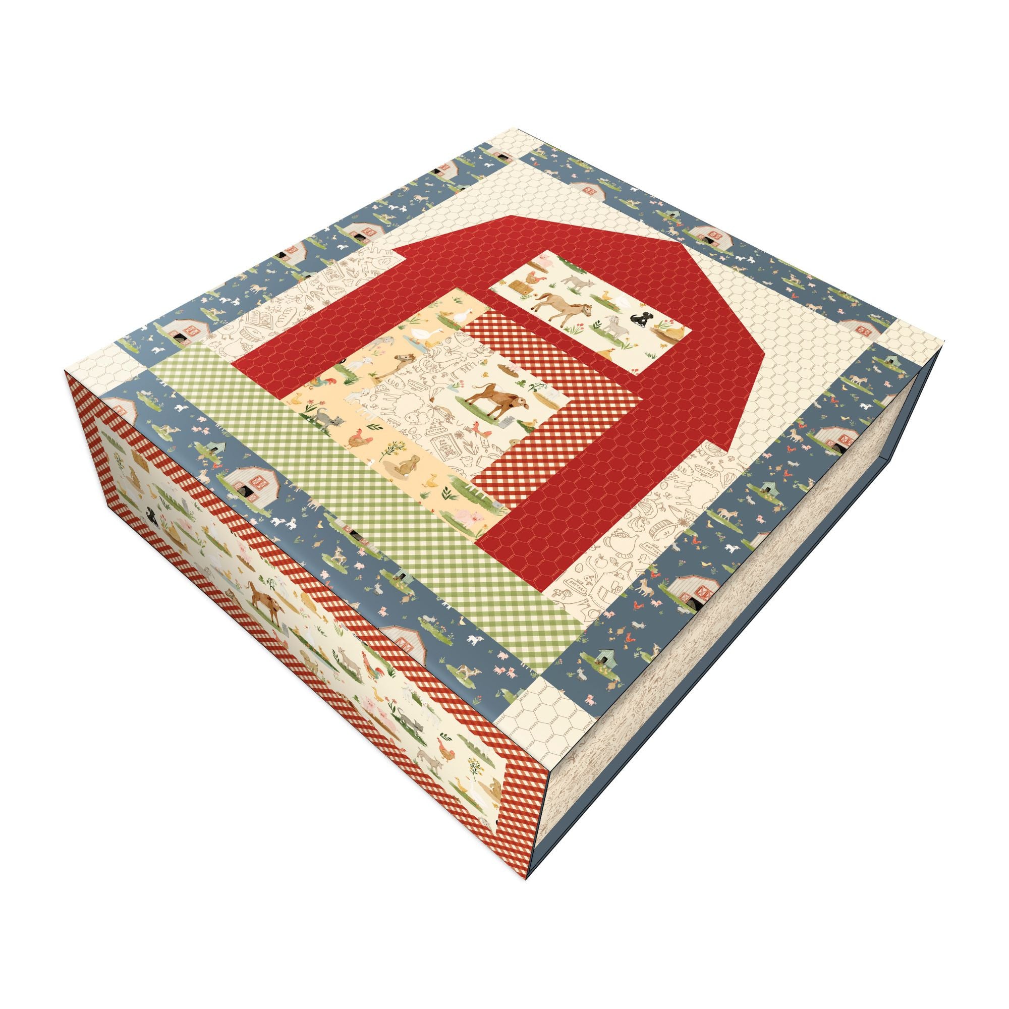 PRESALE I Spy Farm Quilt Kit Boxed | Lil' Farm Friends by Kelsey Carlson for Riley Blake Designs | KT-17940