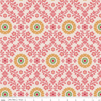 PRESALE Wide Back Piece & Plenty Wallpaper Marigold Yardage by Lori Holt of Bee in my Bonnet | 108" Wide Backing Fabric | WB15895-MARIGOLD