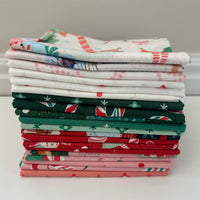 Tiny Christmas Custom Fat Quarter Bundle by Lizzy House for Moda Fabrics | 20 Fat Quarters