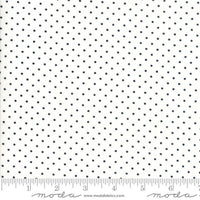 Essential Dots White Black Moda Fabrics Basic Dots 100% Cotton Fabric | 8654 57