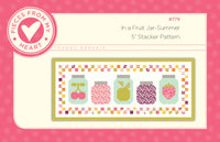 In a Fruit Jar Summer Runner Custom Kit | Summer Skies and Fireflies by Gracey Larson | Pattern by Sandy Gervais