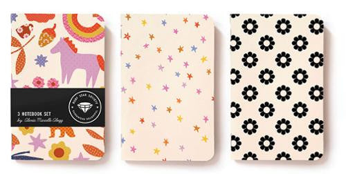 Sale! Meadow Notebook Set by Ruby Star Society for Moda Fabrics | 3 Notebook Set | RS 7066