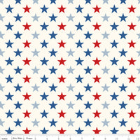 Freedom Garden Stars Multi Yardage by My Mind's Eye for Riley Blake Designs | C15622-MULTI