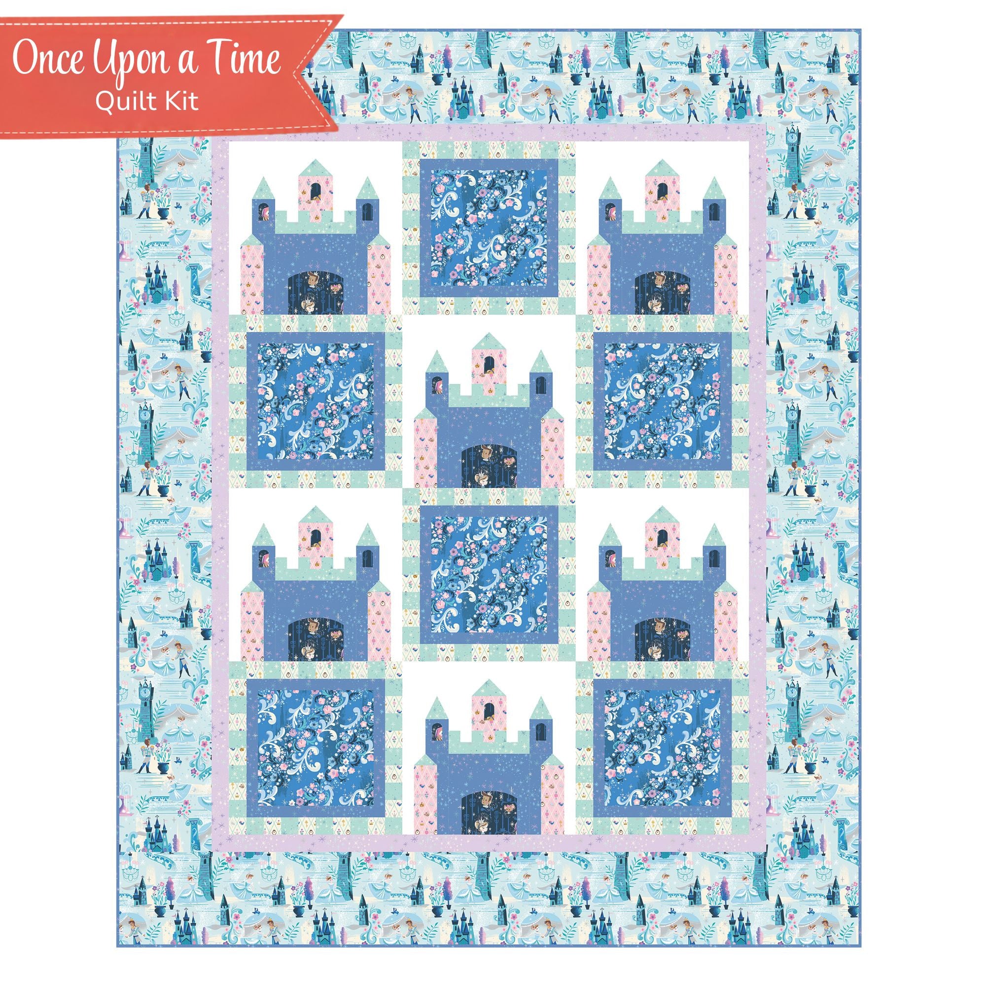 PRESALE Once Upon a Time Quilt Kit | Wishes by Jill Howarth for Riley Blake Designs | Quilt Size 64" x 79"
