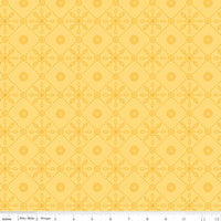 Little Darlin' Folk Tile Yellow Yardage by the RBD Designers for Riley Blake Designs | C16973-YELLOW