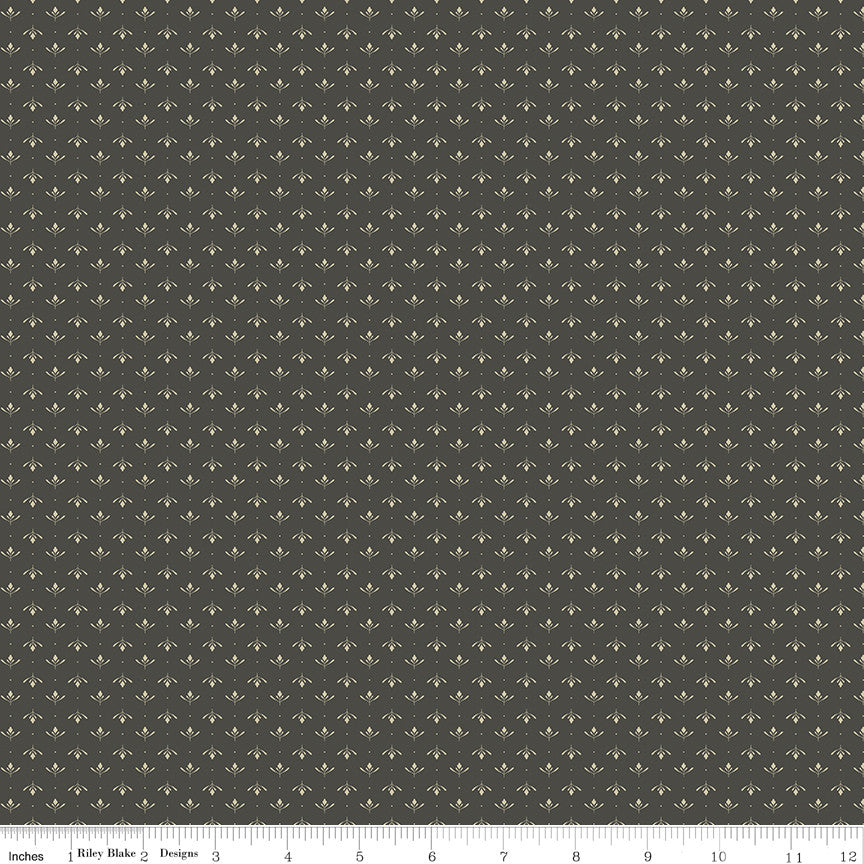 PRESALE Charmed & Treasured Lottie Gray Yardage by Kassidy Grace for Riley Blake Designs | C18167-GRAY