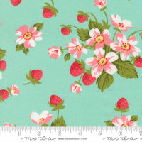 PRESALE Bloomsberry In Bloom Aqua Yardage by Camille Roskelley for Moda Fabrics | 55350 13