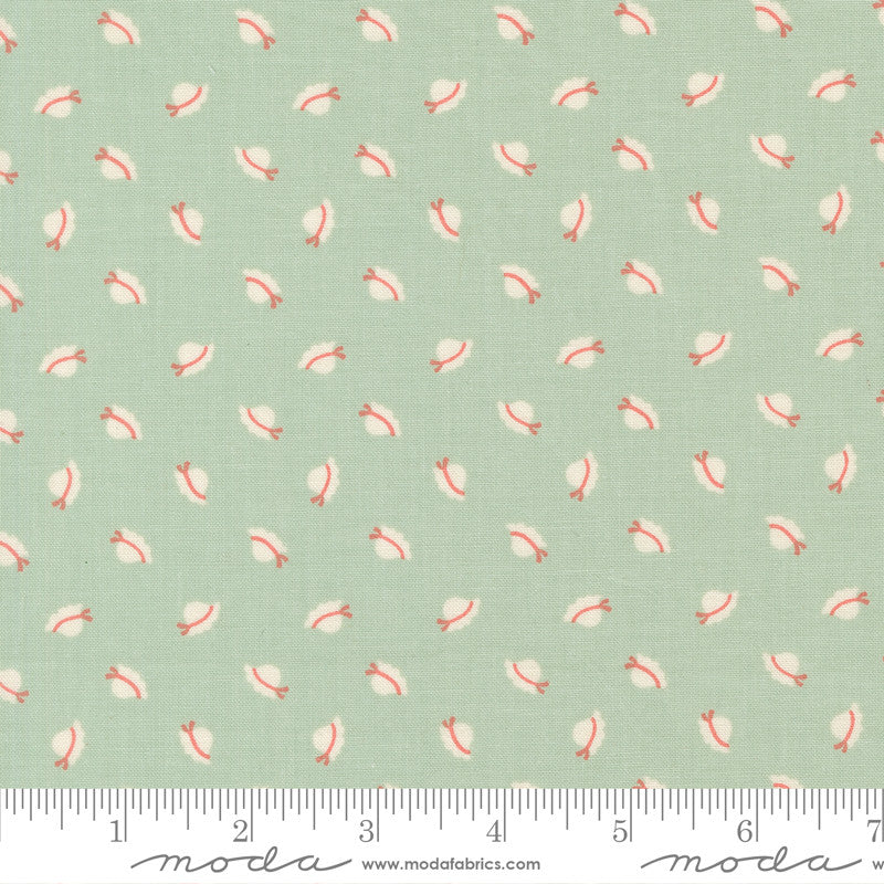 PRESALE Sunbonnet Bonnets Dusty Blue Yardage by Heather Briggs of My Sew Quilty Life for Moda Fabrics | 31765 21