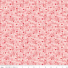 Letters to Cupid Ditsy Floral Pink Yardage by My Mind's Eye for Riley Blake Designs | C16984-PINK