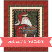 Santa and Ark Panel Quilt Kit With Picture a Christmas II by the RBD Designers | KT-17980