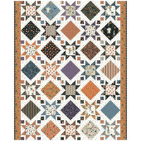 PRESALE Stars and Windows Quilt Kit | Trick or Treat by Lisa Audit for Riley Blake Designs | Quilt Size 68" x 92" | KT-15960