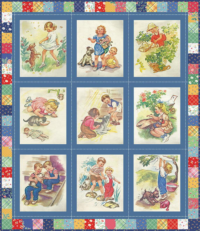 Simple Pleasures Panel by American Jane for Riley Blake Designs | Panel Size 35 1/2" x 43 | PD16660-PANEL